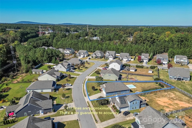 3157 Delaware Dr, Denver, NC 28037 - aerial view with a view of trees and a residential view