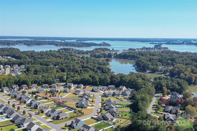 3157 Delaware Dr, Denver, NC 28037 - birds eye view of property featuring a residential view and a water view