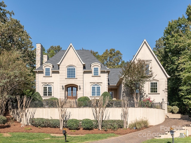 view of french country style house