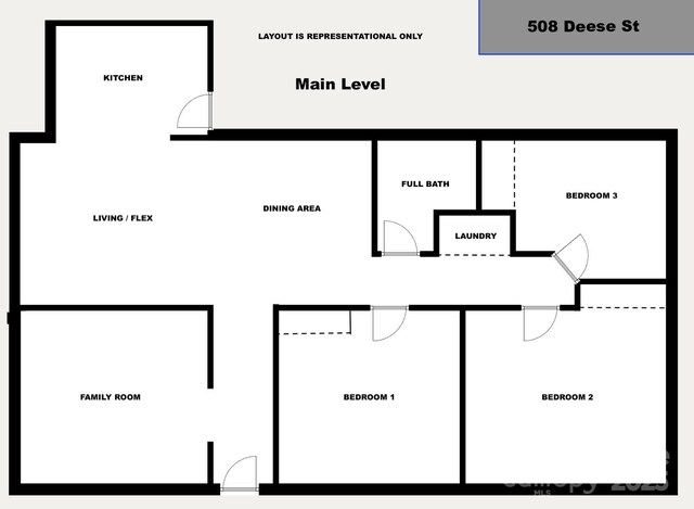 508 Deese St, Monroe, NC 28112 - view of home floor plan