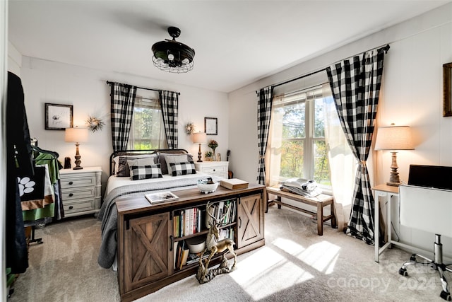 bedroom featuring carpet floors