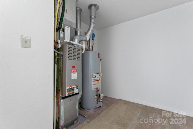 utilities with gas water heater