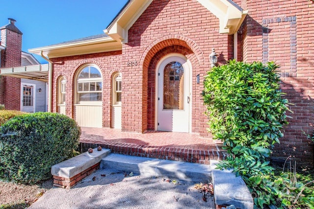 view of entrance to property