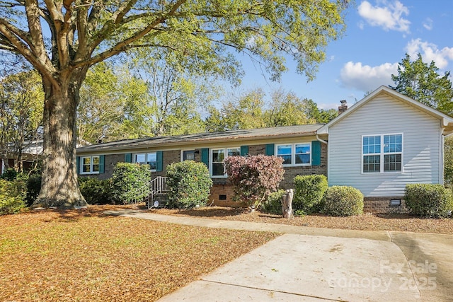 view of ranch-style home