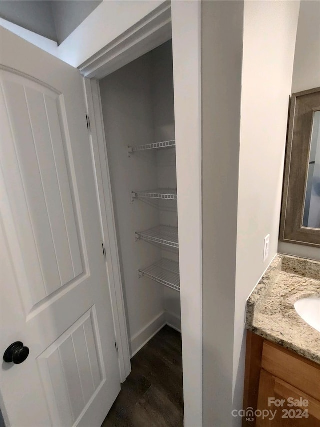 pantry featuring sink