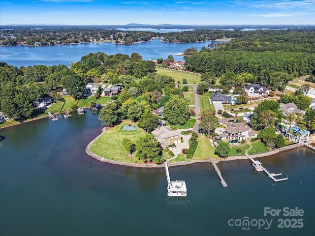 18212 Pompano Pl, Cornelius, NC 28031 - aerial overview of property's location with a nearby body of water