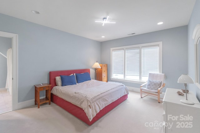 18212 Pompano Pl, Cornelius, NC 28031 - bedroom featuring carpet, baseboards, and recessed lighting