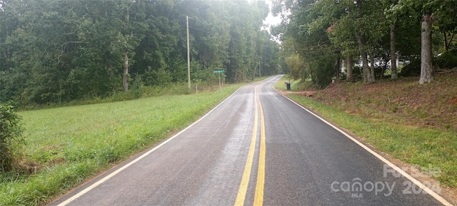 view of road