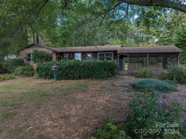 view of ranch-style house