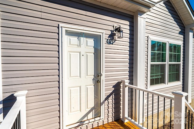 view of entrance to property