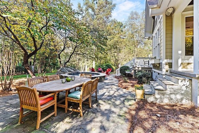 view of patio