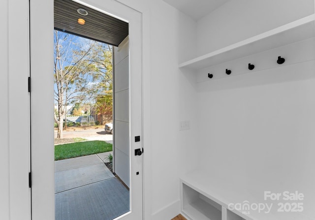 view of mudroom