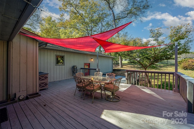 view of deck