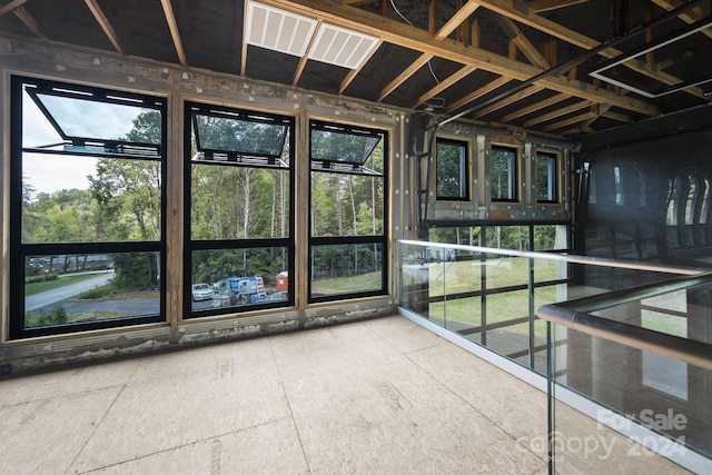 interior space with a wealth of natural light