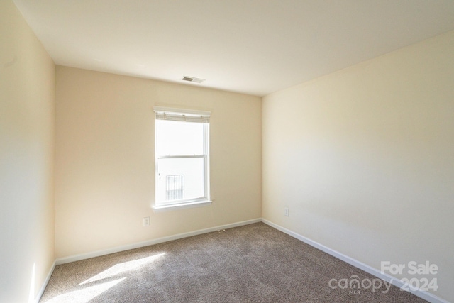 spare room with carpet floors