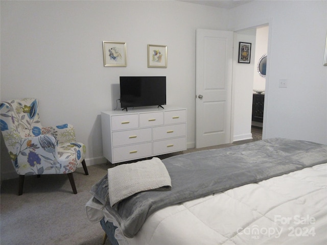 bedroom featuring carpet flooring