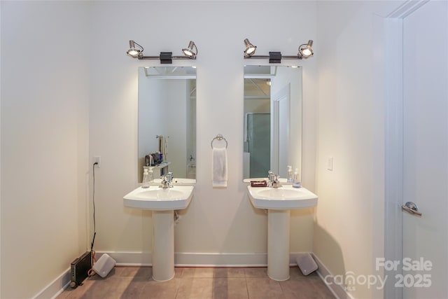 bathroom featuring tile patterned floors