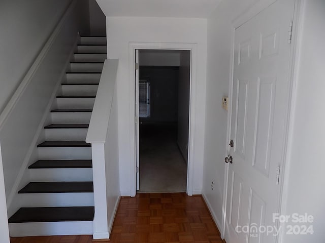 141 Rock Ridge Ln, Mount Holly, NC 28120 - stairs with baseboards