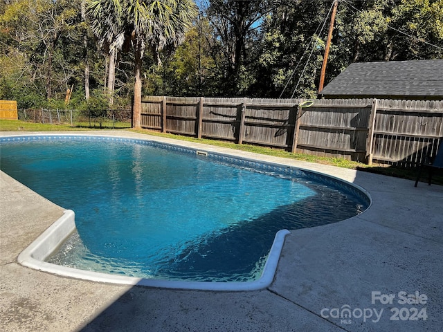 view of pool