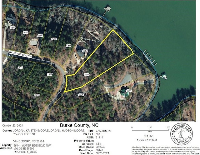 2544 Waterside Blvd NW Unit 73, Valdese NC, 28690 land for sale