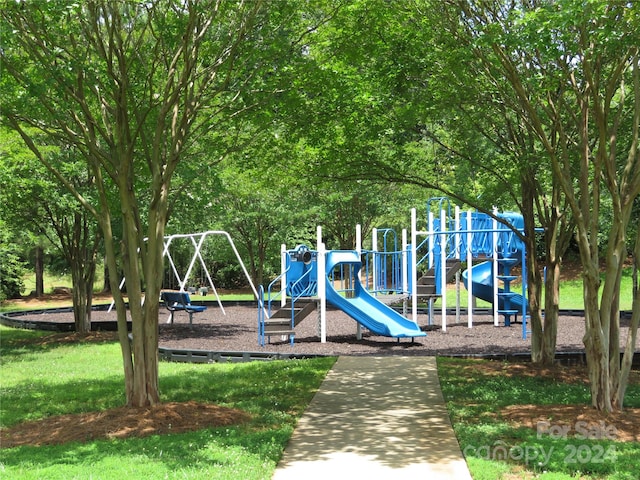 view of play area