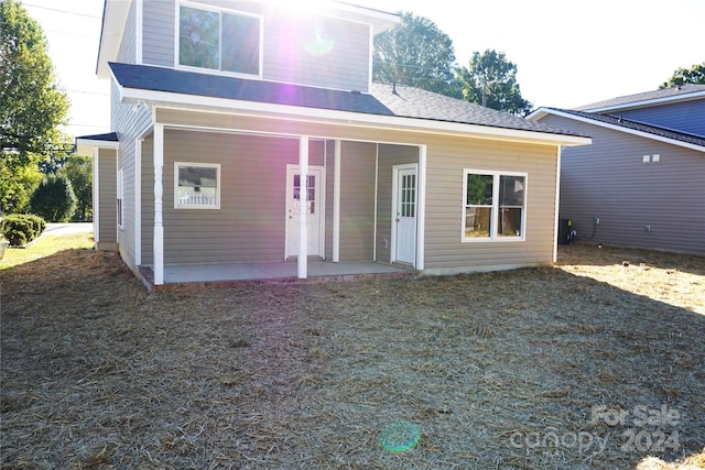 view of rear view of house