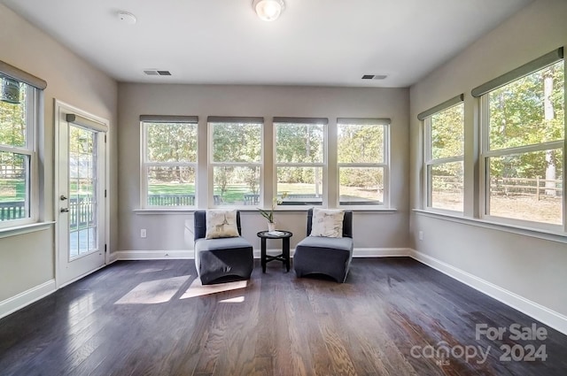 sunroom featuring a wealth of natural light