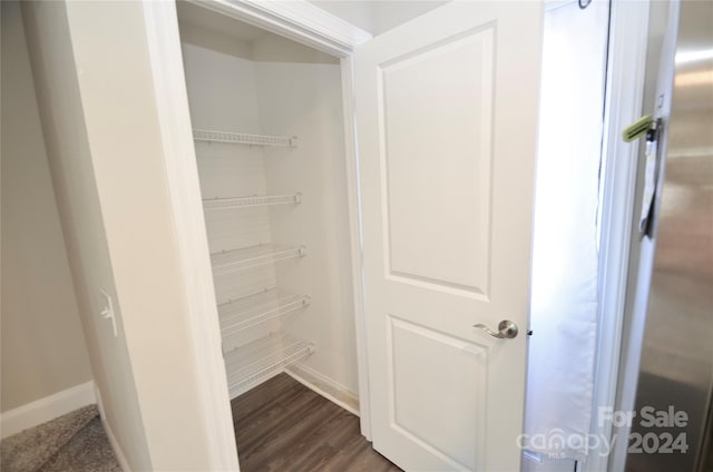 view of closet