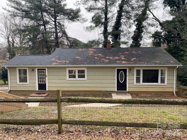 view of ranch-style house