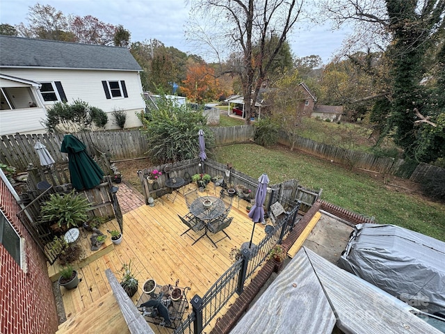 view of deck