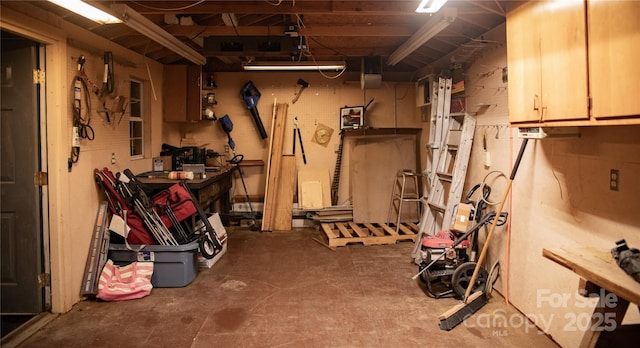 view of storage room