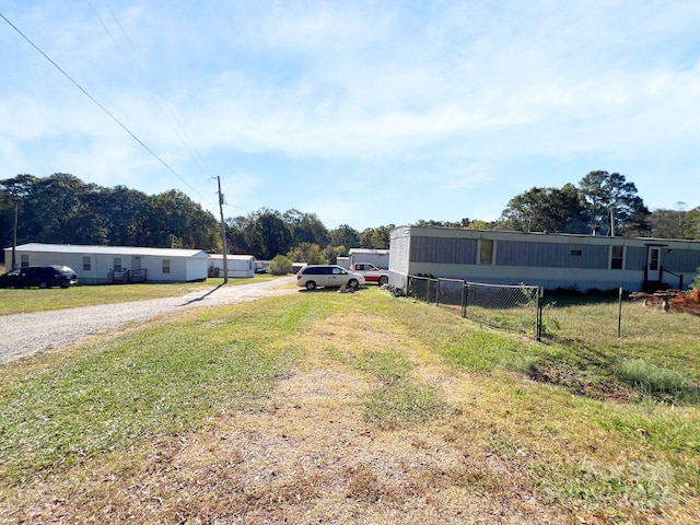 view of yard