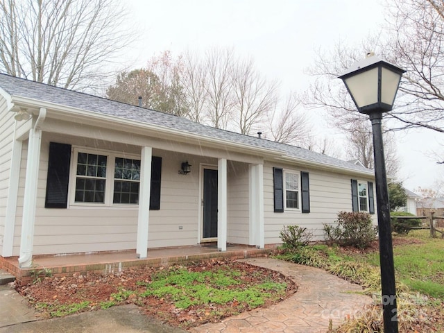 view of ranch-style house