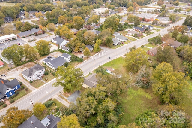 aerial view featuring a residential view