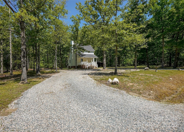1062 Full Count Ln, Lancaster, SC 29720 - view of front of property featuring gravel driveway and covered porch