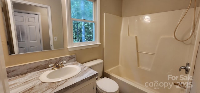 1062 Full Count Ln, Lancaster, SC 29720 - full bath featuring vanity, toilet, and tub / shower combination