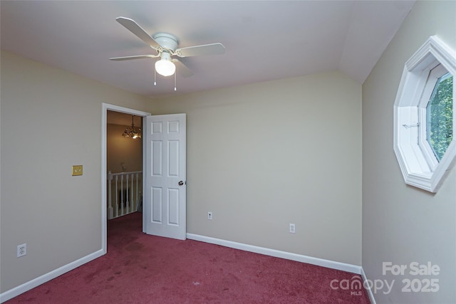 1062 Full Count Ln, Lancaster, SC 29720 - unfurnished bedroom featuring carpet, baseboards, and a ceiling fan