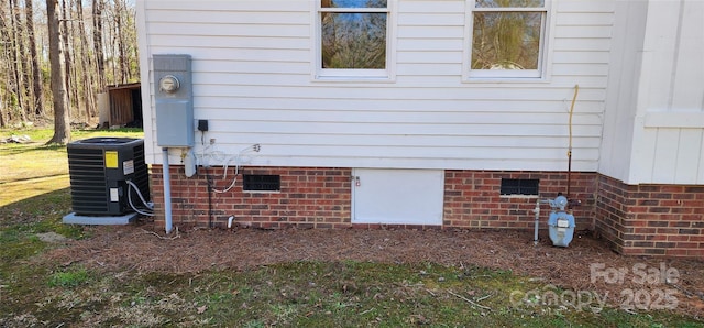 1062 Full Count Ln, Lancaster, SC 29720 - view of home's exterior with crawl space and central AC unit