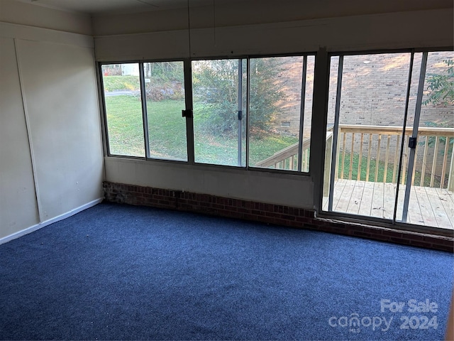 empty room featuring carpet floors