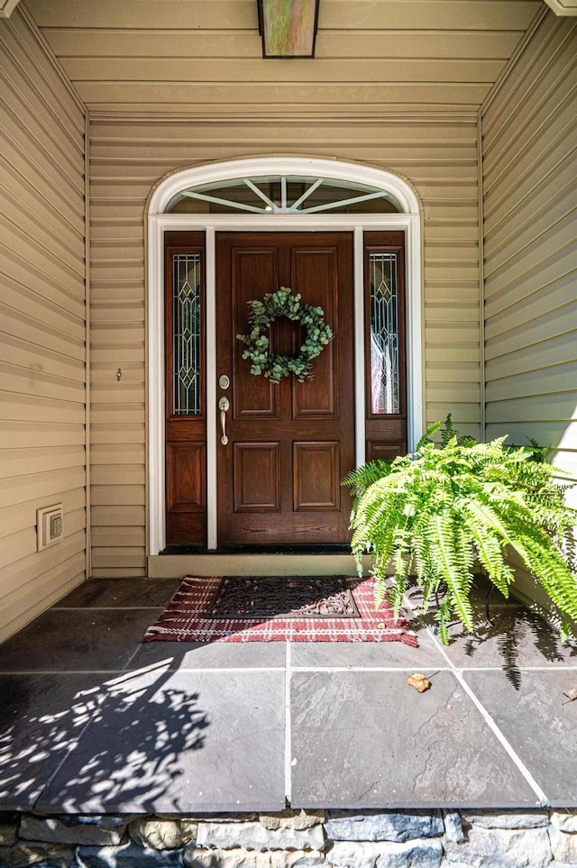 view of entrance to property