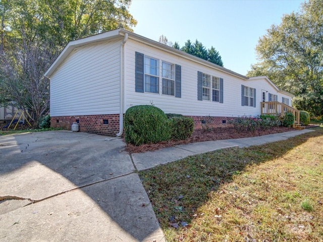 view of side of property