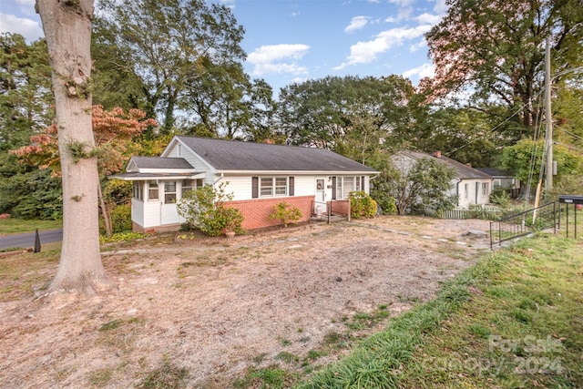 view of ranch-style house