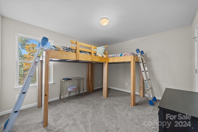 unfurnished bedroom featuring carpet flooring