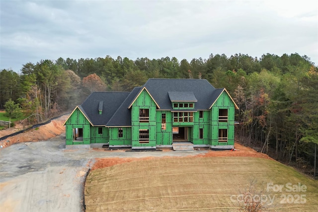 view of property under construction