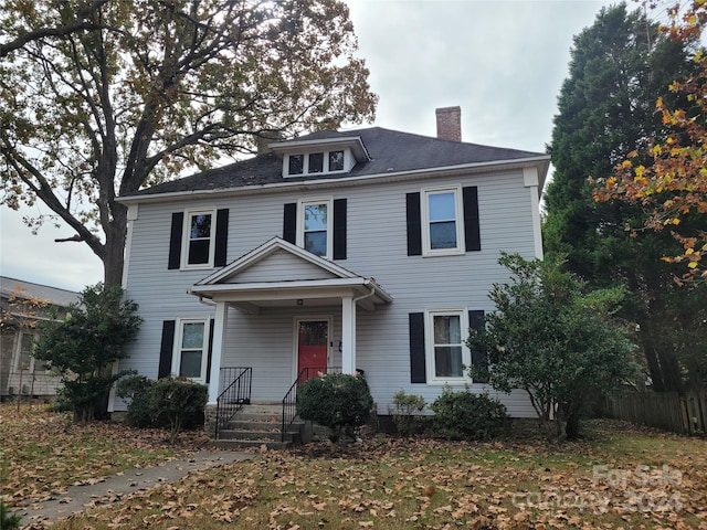 view of front of home