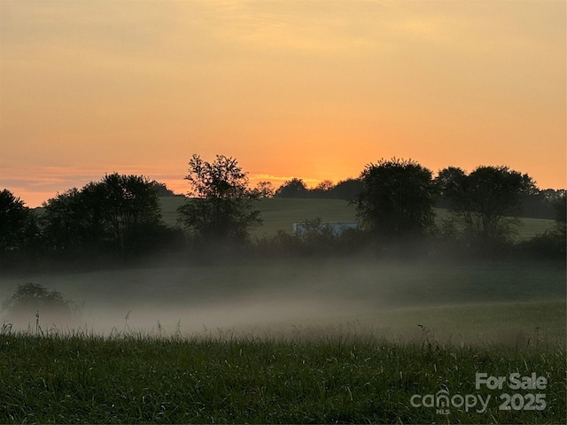 view of nature at dusk