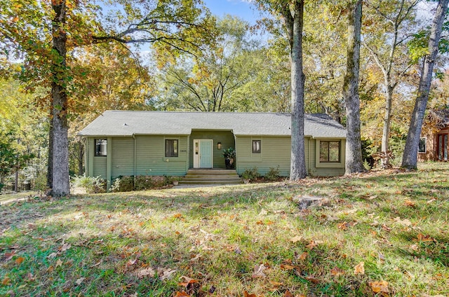 view of ranch-style home