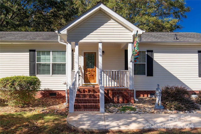 bungalow with covered porch