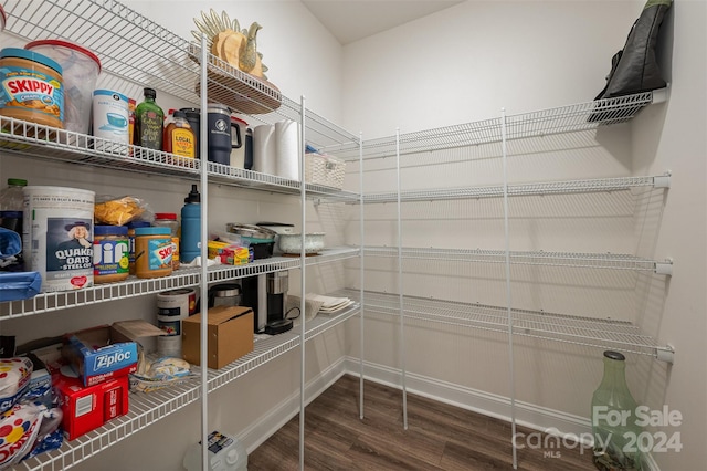 view of pantry