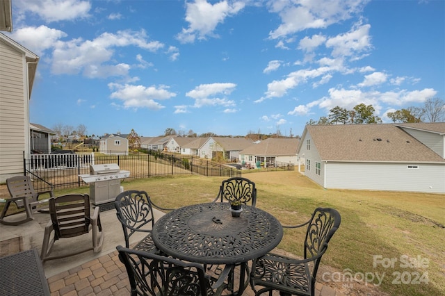 view of patio / terrace featuring area for grilling